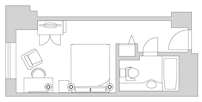 客室間取図