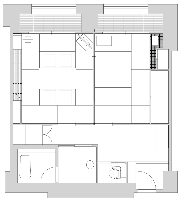 客室間取図