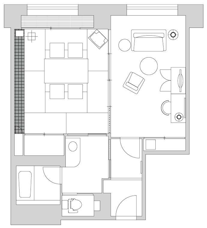 客室間取図