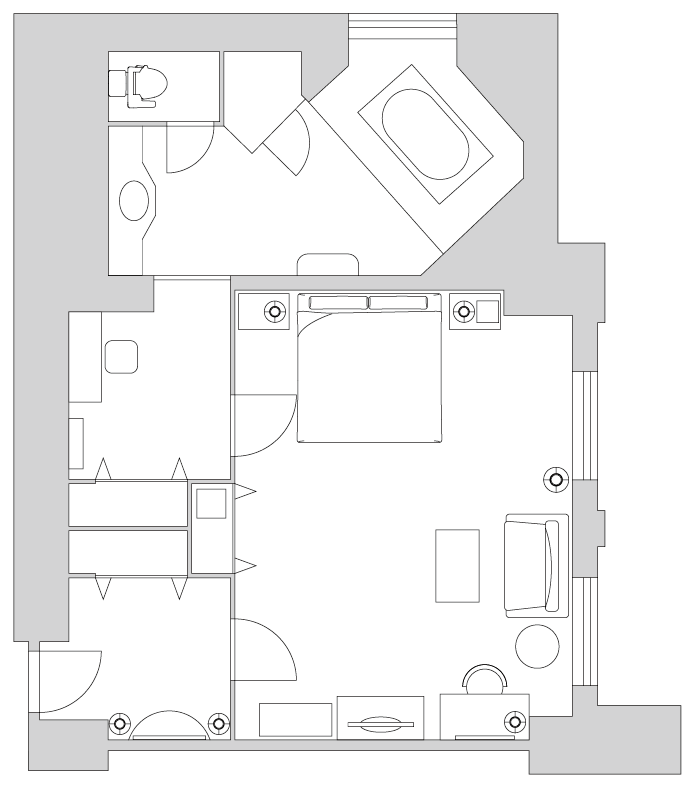 客室間取図