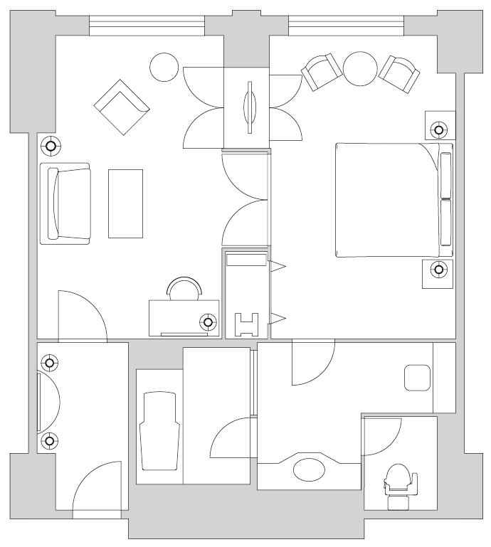 客室間取図