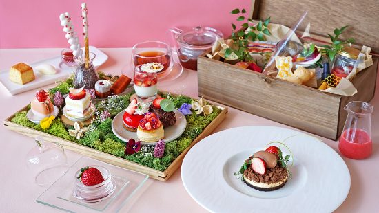 埼玉県産いちご「あまりん」アフタヌーンティー （第二弾）～苺畑のガーデンパーティー【Spring】～