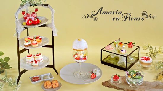 埼玉県産いちご「あまりん」アフタヌーンティー 2ndあまりん・アン・フルール